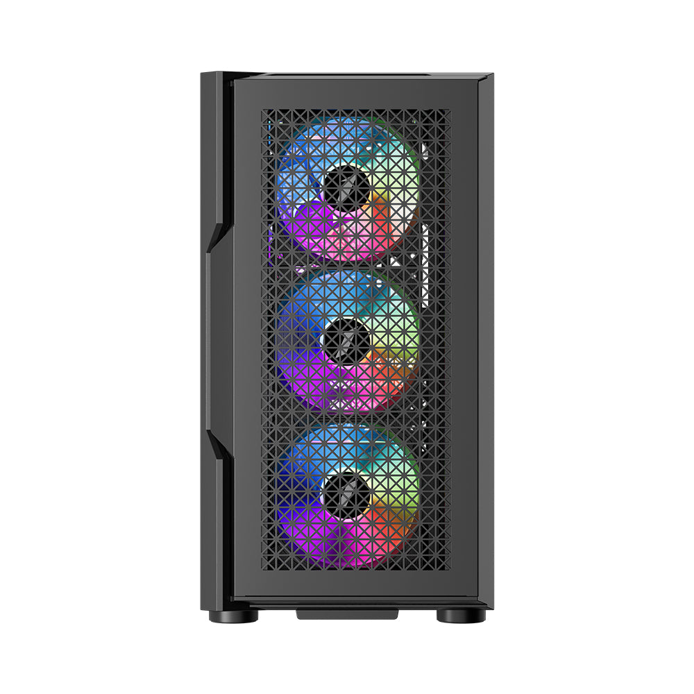 1st player Casing T7 ARGB Mid-Tower ATX Black 4 Pre installed Fan 1st player Casing T7 ARGB Mid-Tower ATX Black 4 Pre installed Fan